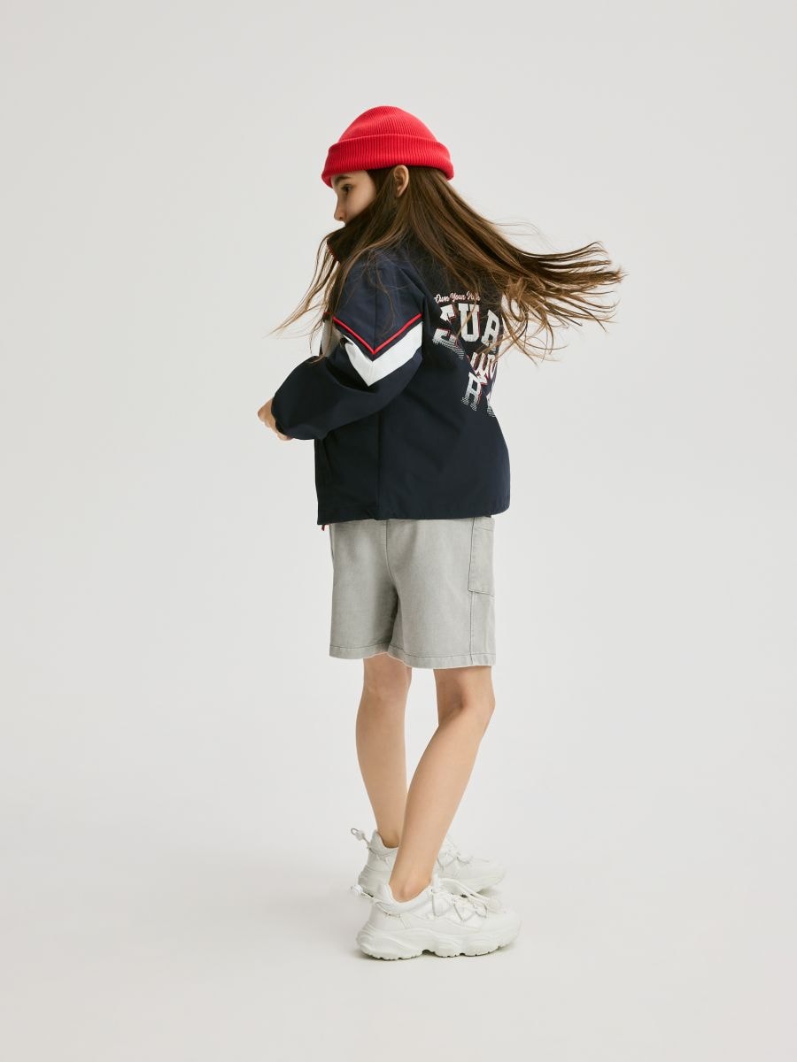Shorts with cargo pockets - light grey - RESERVED - 4