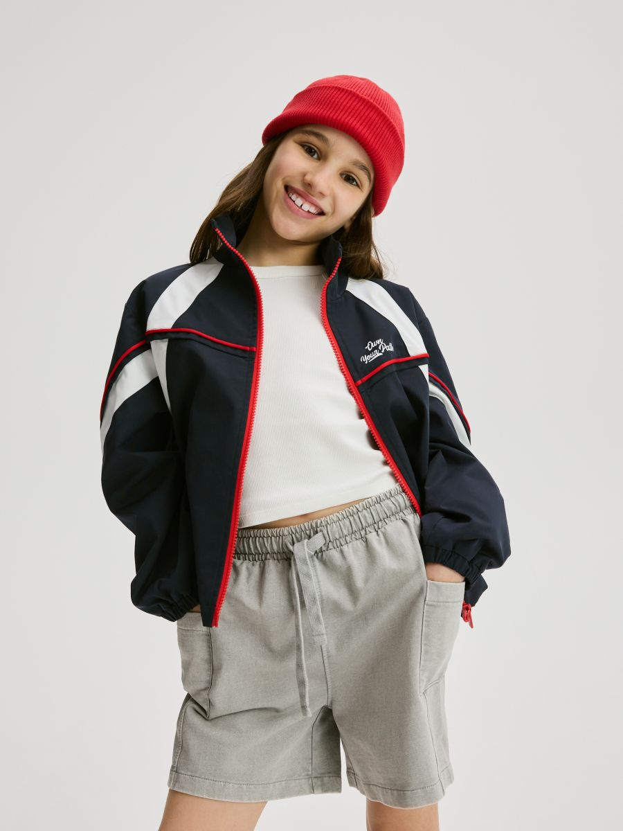 Shorts with cargo pockets - light grey - RESERVED - 2