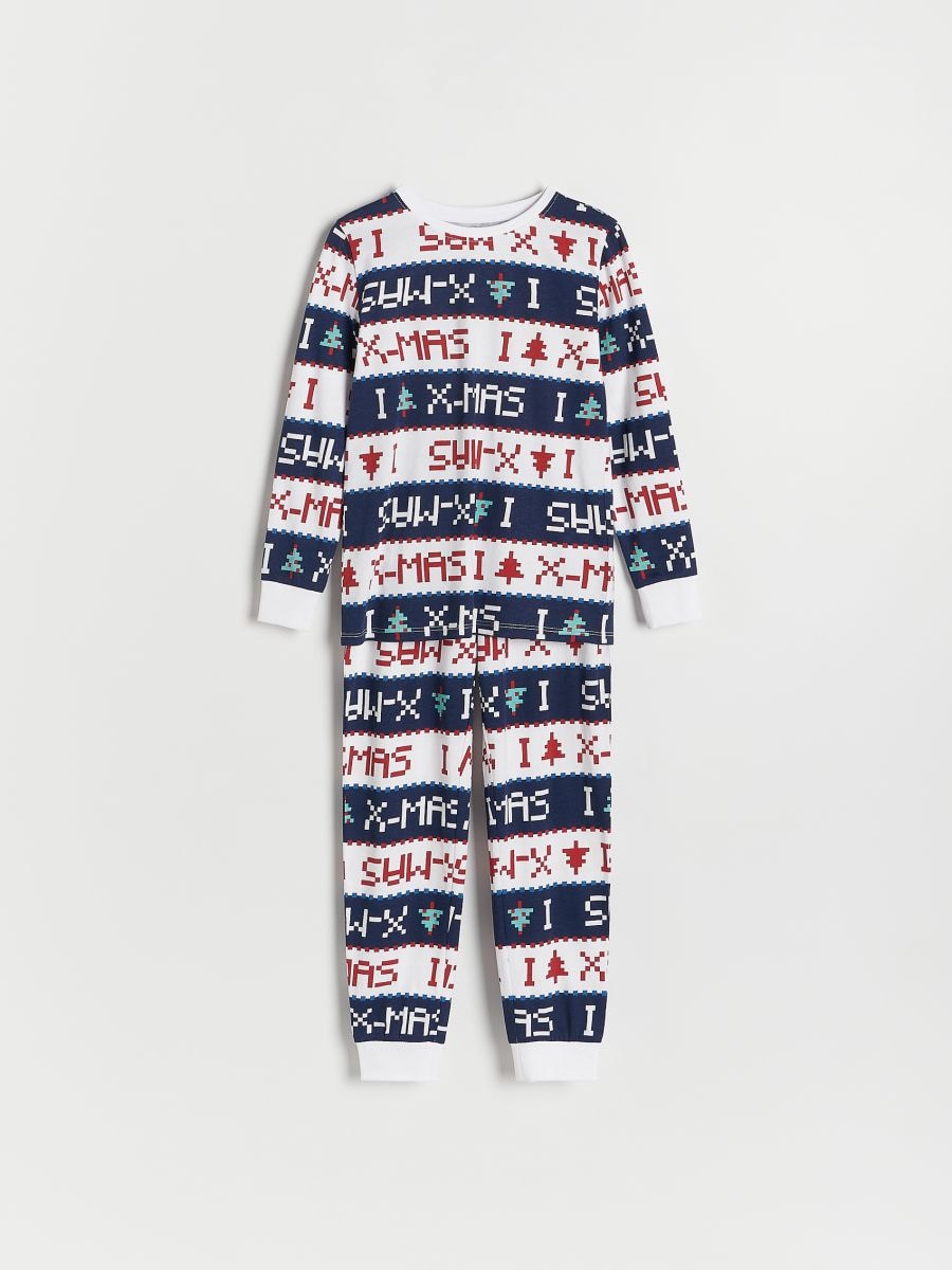 BOYS` PYJAMA - white - RESERVED