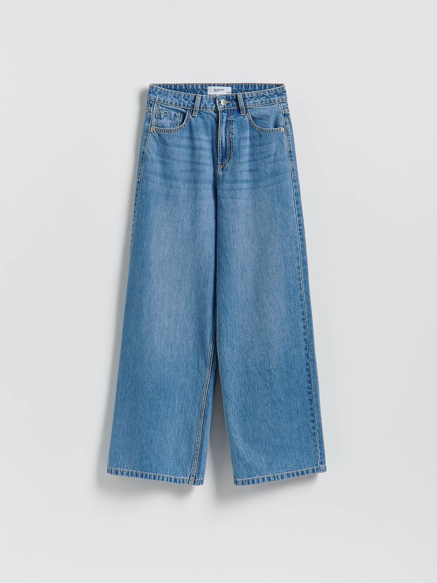 Jeans mit weitem Bein - blau - RESERVED