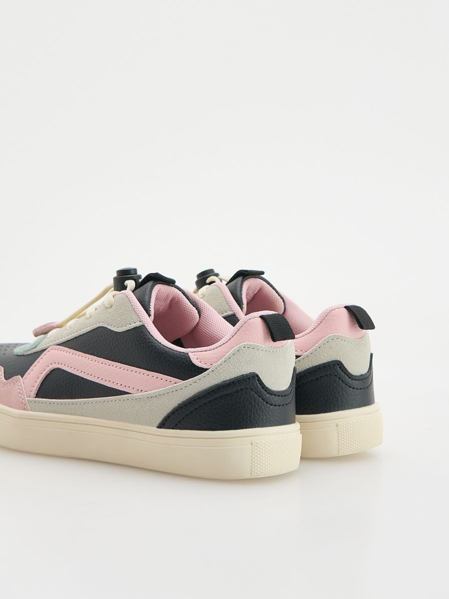 Leather imitation trainers - black - RESERVED - 4