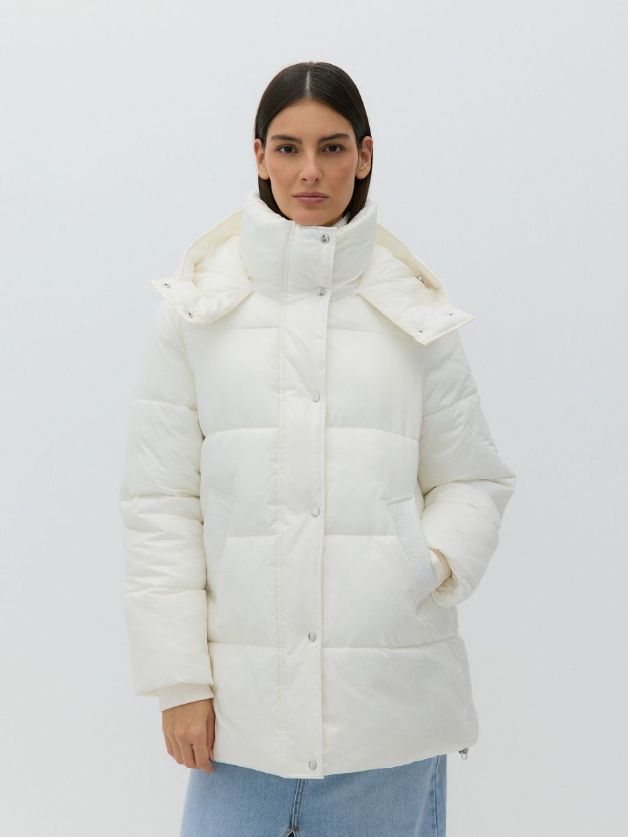 Jacket with contrasting inserts - nude - RESERVED - 2