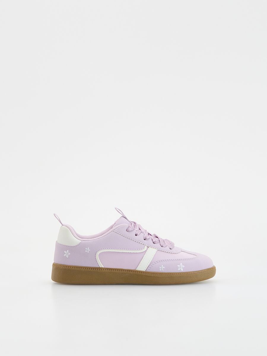 Leather imitation trainers - lavender - RESERVED - 2