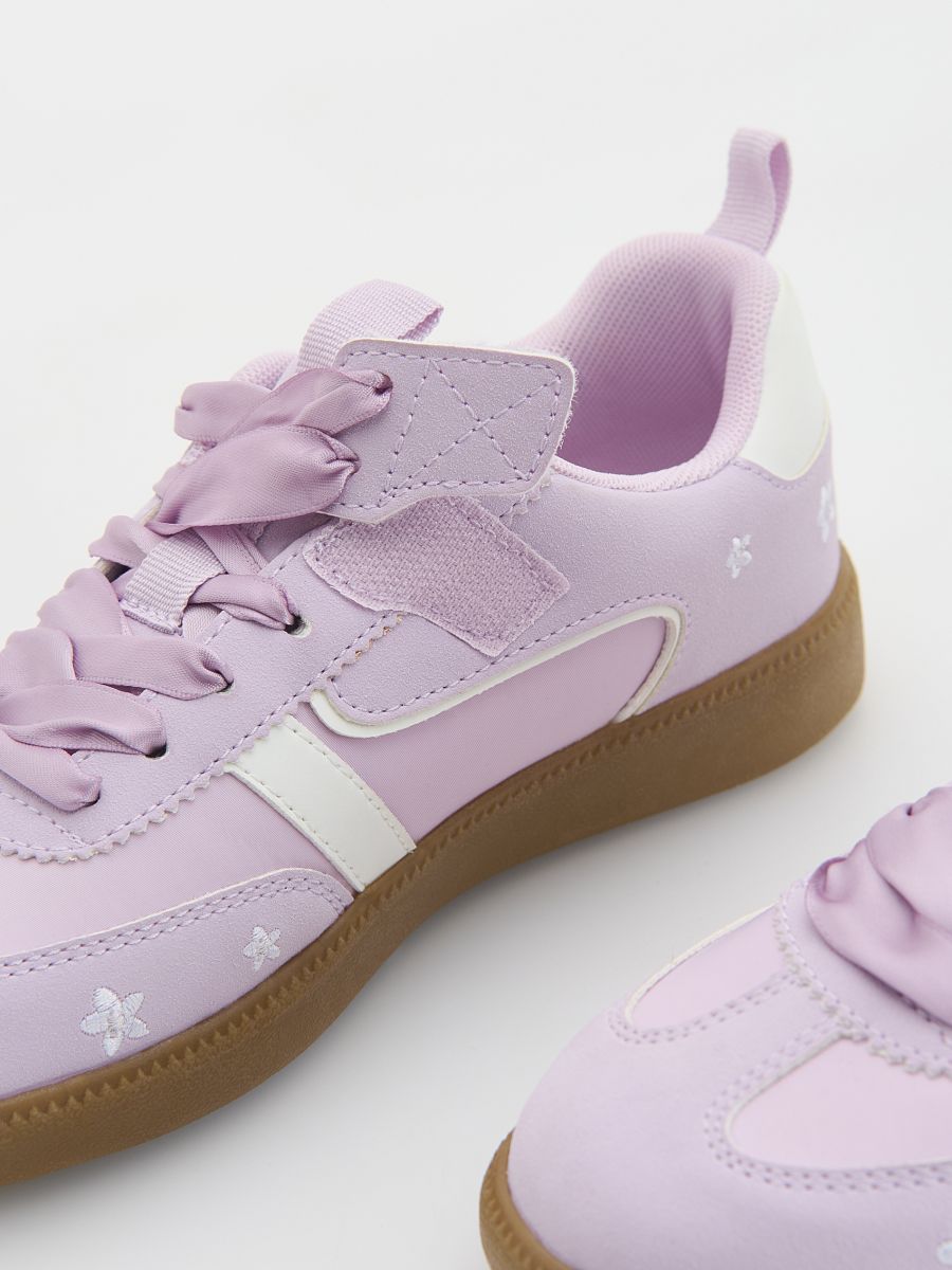 Leather imitation trainers - lavender - RESERVED - 5