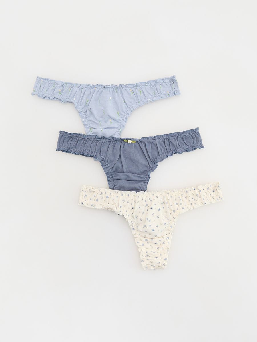 LADIES` BRIEFS MULTI - indigo - RESERVED - 2
