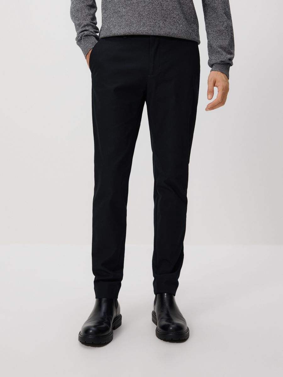 Slim chino - zwart - RESERVED