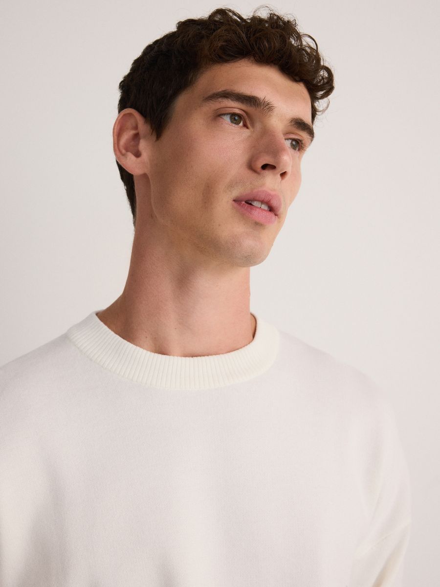 White plain jumper hotsell