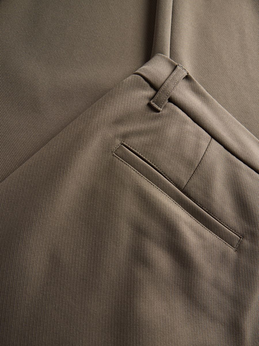 Plain chino slim trousers - light grey - RESERVED - 5