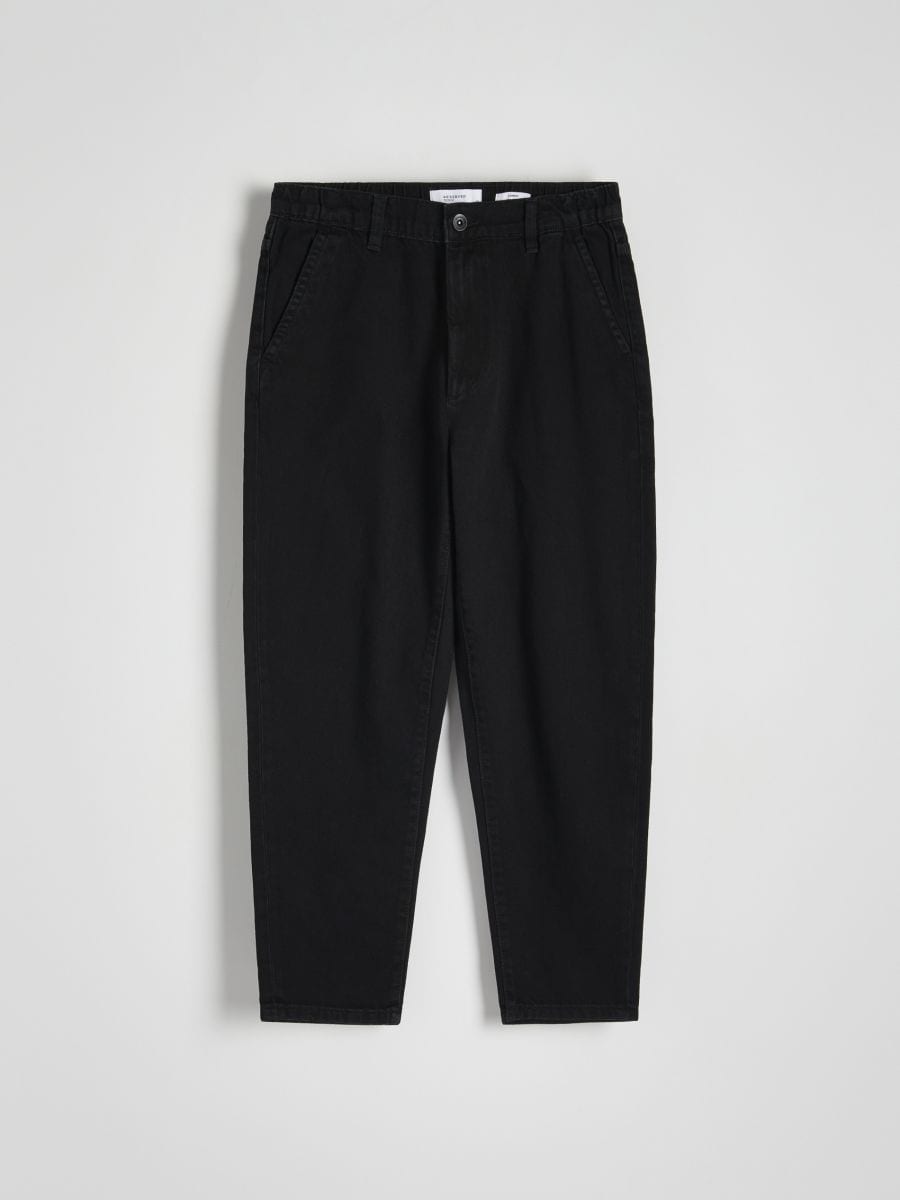 MEN`S JEANS TROUSERS - crno - RESERVED