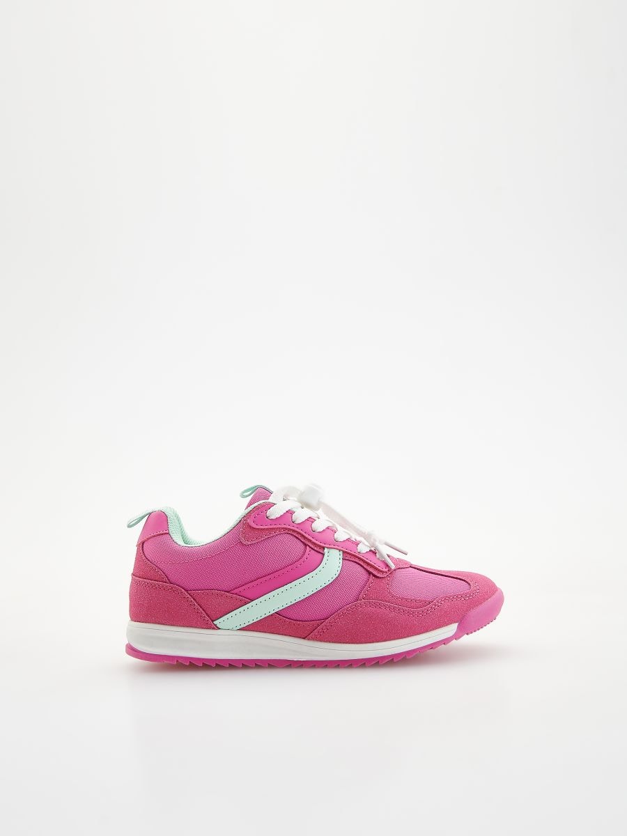 Combined materials sneakers - fuchsia - RESERVED - 3