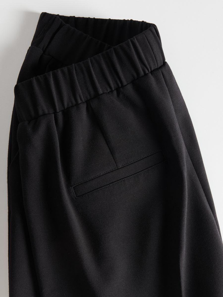 Trousers with pressed crease - black - RESERVED - 5