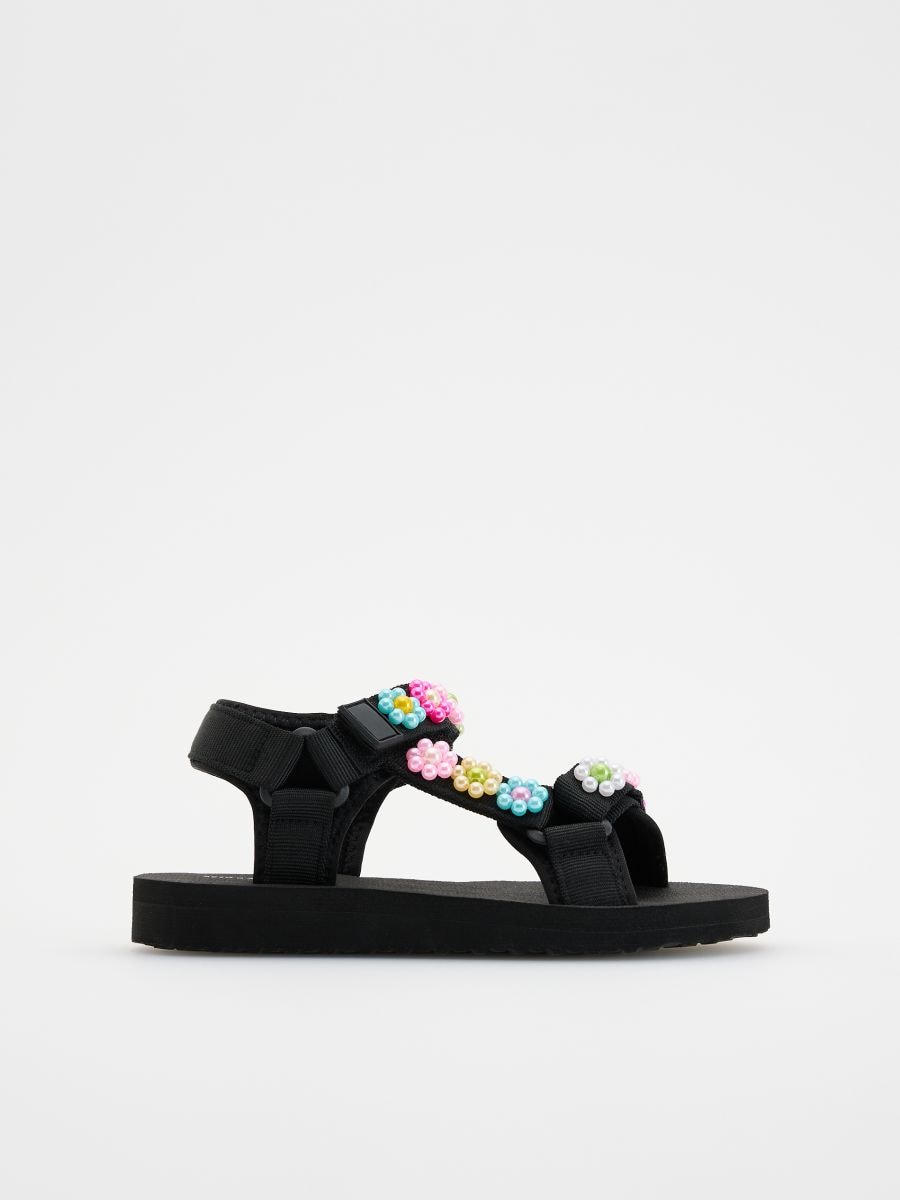 Applique embellished sandals - multicolor - RESERVED - 2