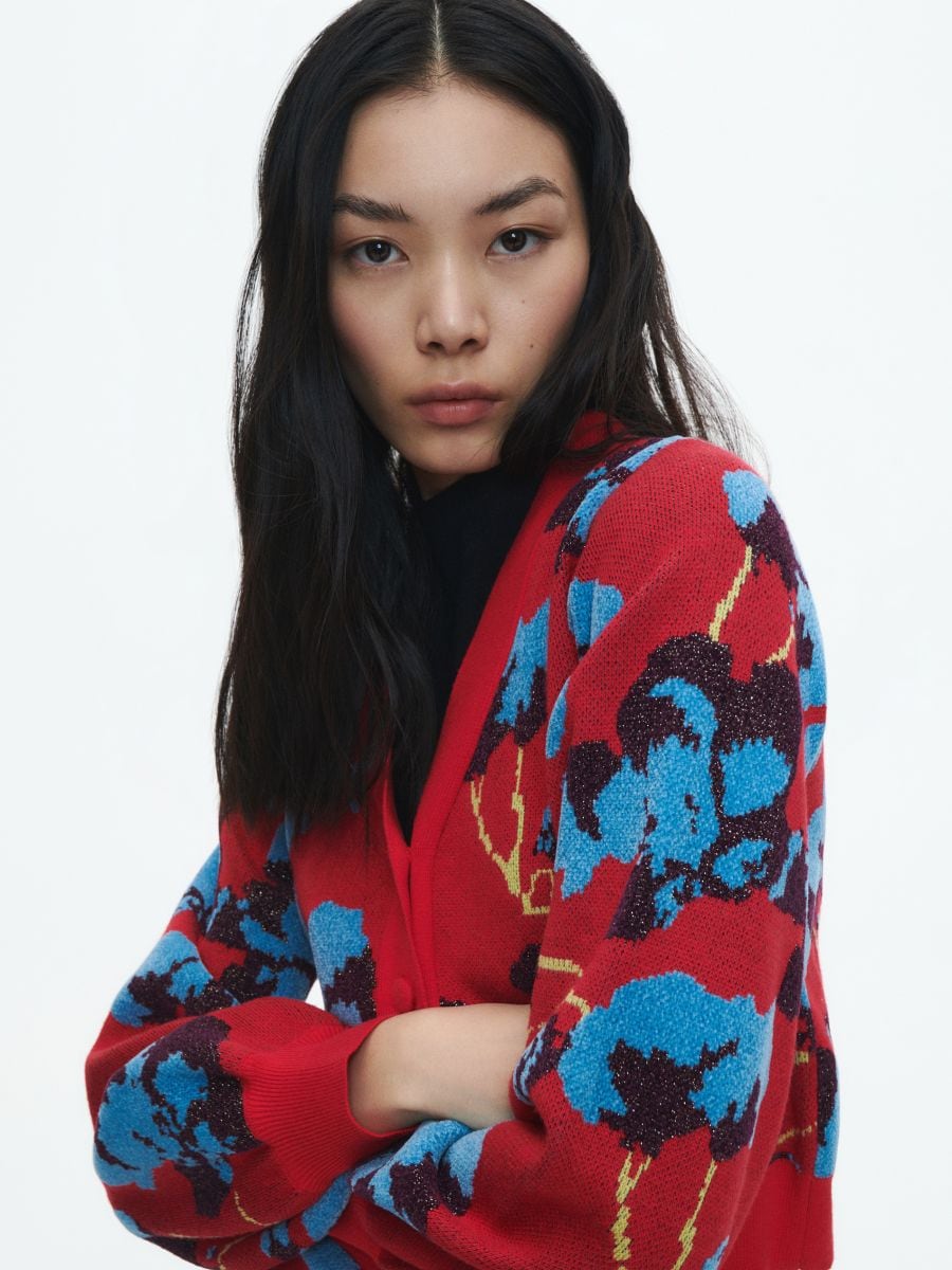 Patterned cardigan - multicolor - RESERVED - 7