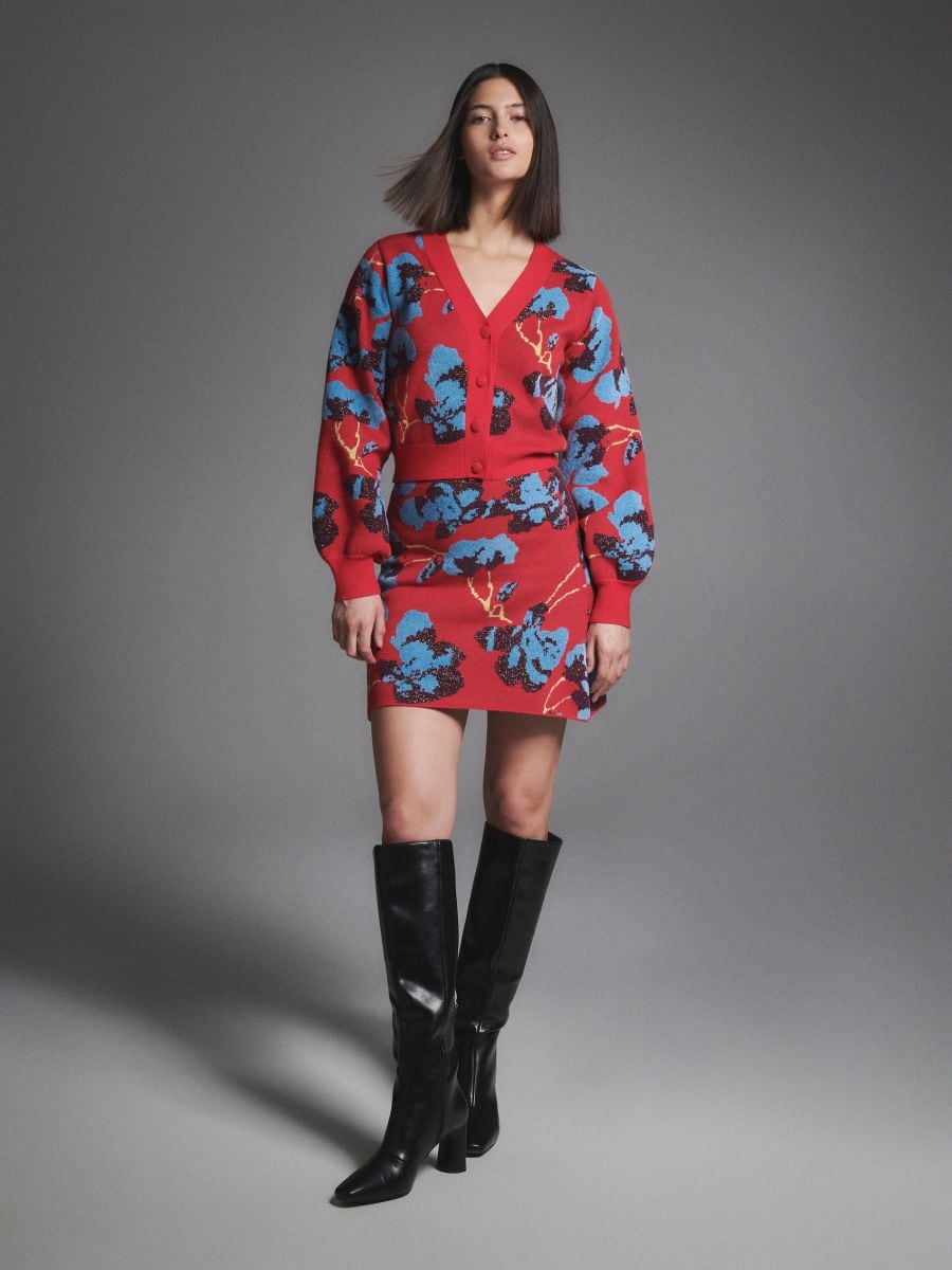 Patterned cardigan - multicolor - RESERVED - 2