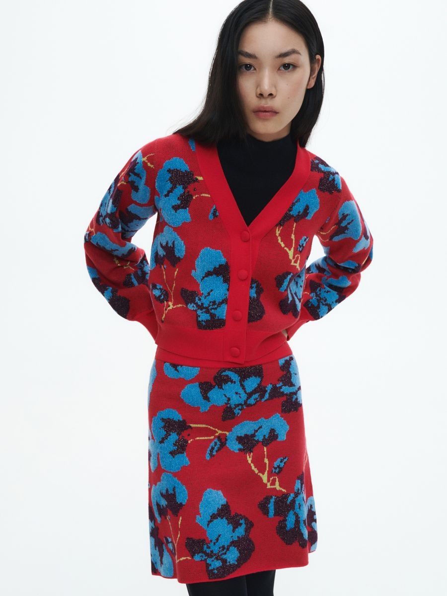 Patterned cardigan - multicolor - RESERVED - 8