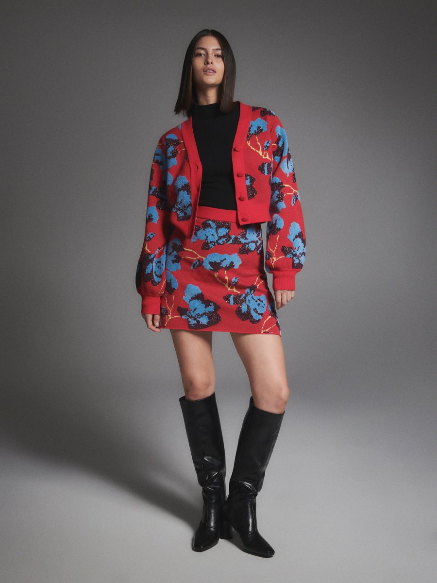 Patterned cardigan - multicolor - RESERVED - 4