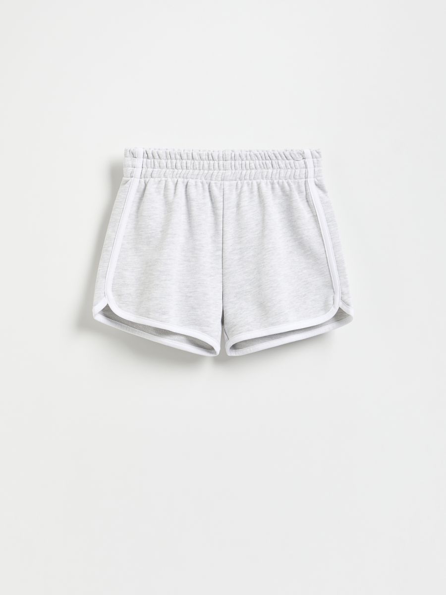 Short de survêtement à bandes - Gris clair - RESERVED