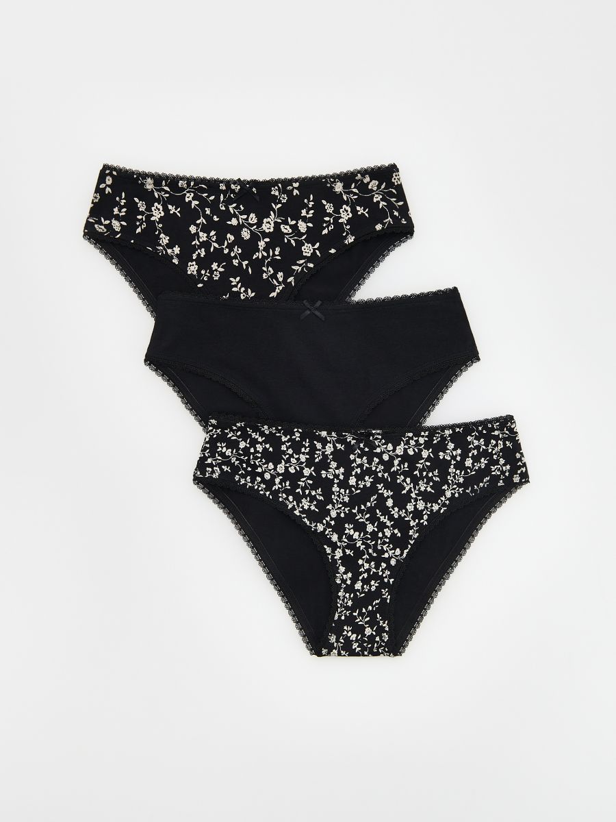 LADIES` BRIEFS MULTI - black - RESERVED - 2