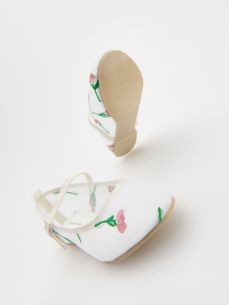 LADIES` BALLERINAS - white - RESERVED - 5