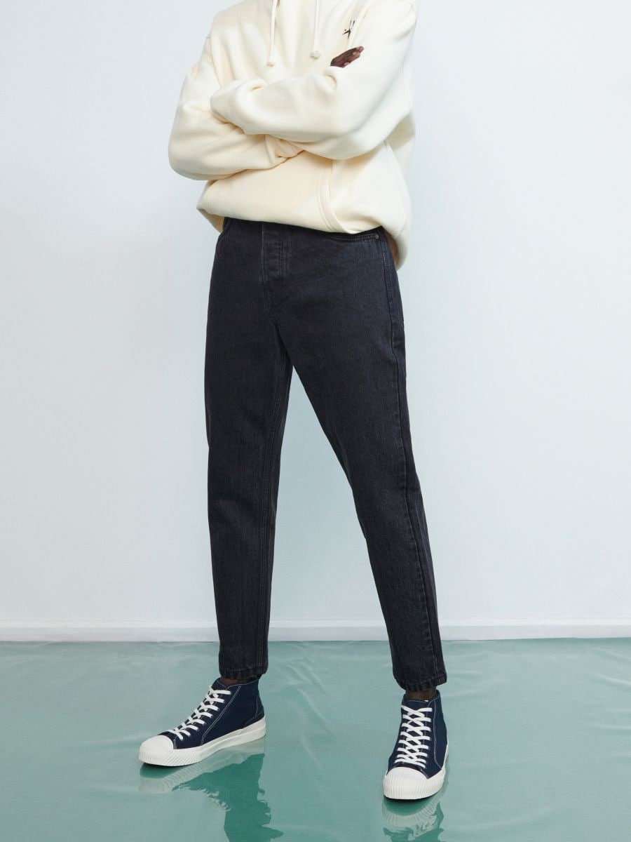 Drop crotch carrot jeans - black - RESERVED - 5
