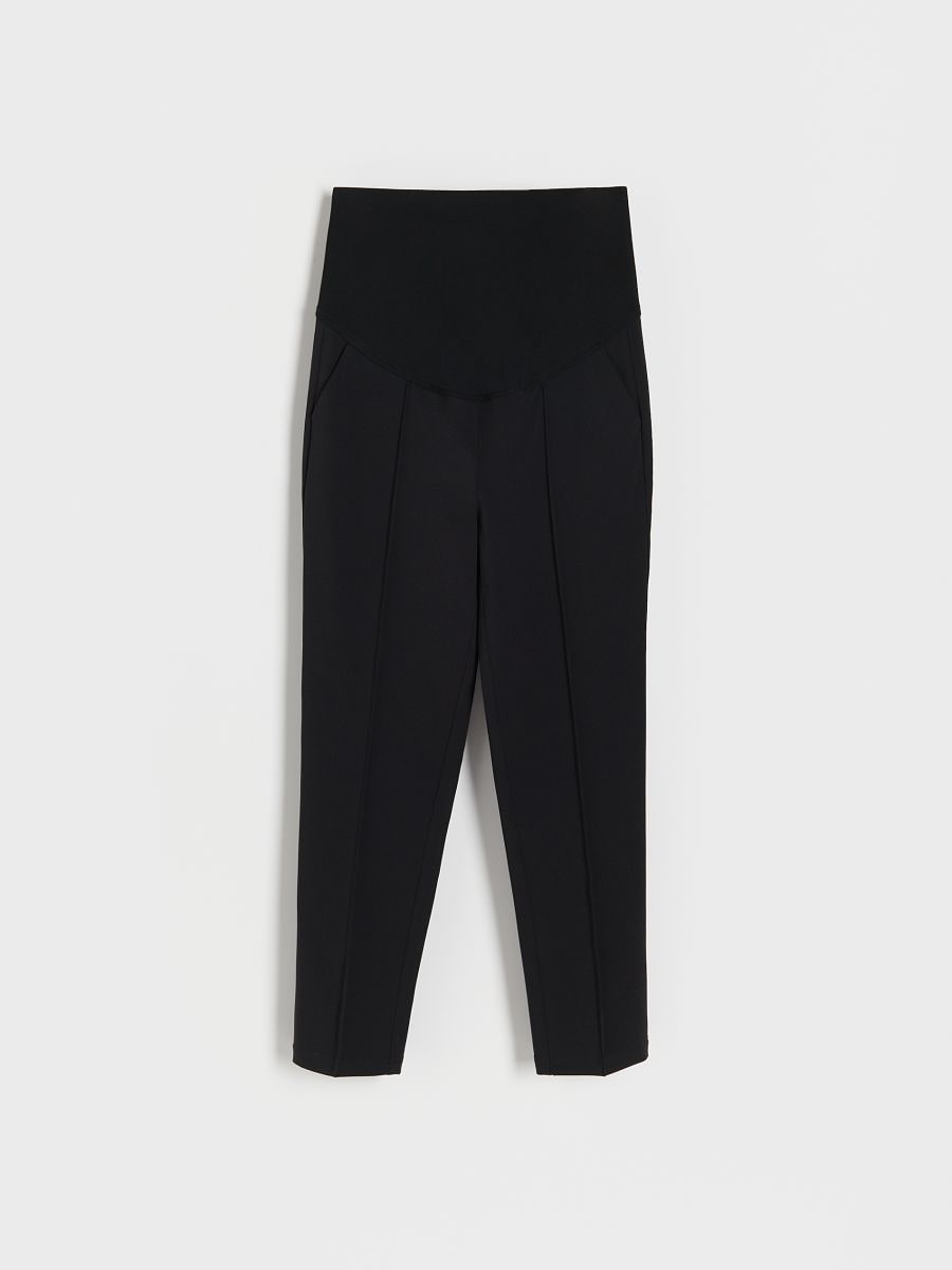 Trousers with stitching - black - RESERVED - 3