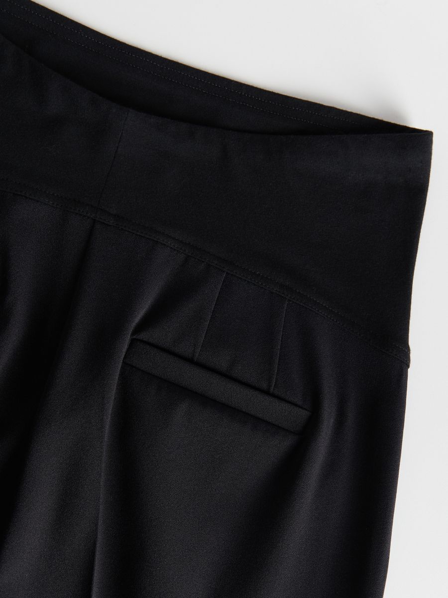 Trousers with stitching - black - RESERVED - 4