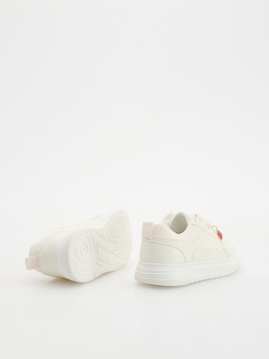 Leather imitation trainers - nude - RESERVED - 5