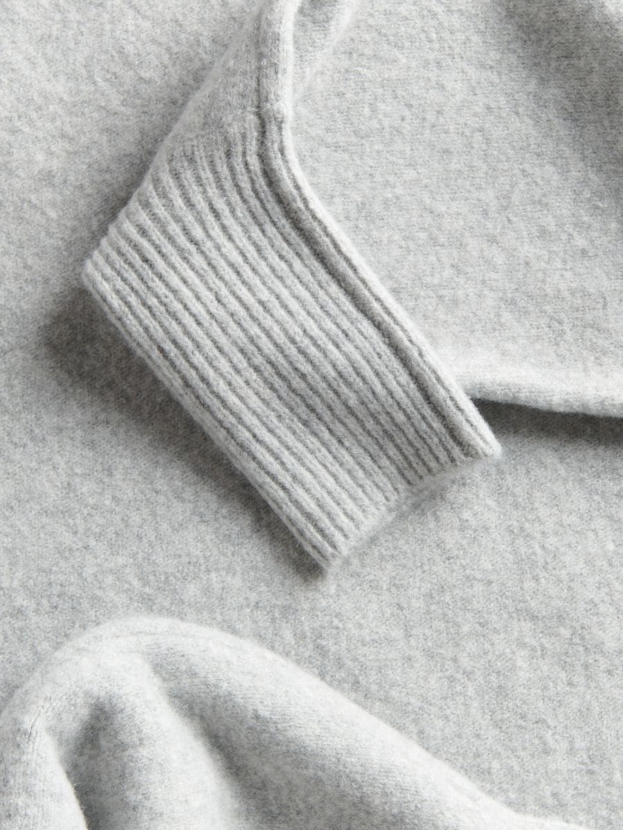 Pullover mit U-Boot-Ausschnitt - hellgrau - RESERVED - 5