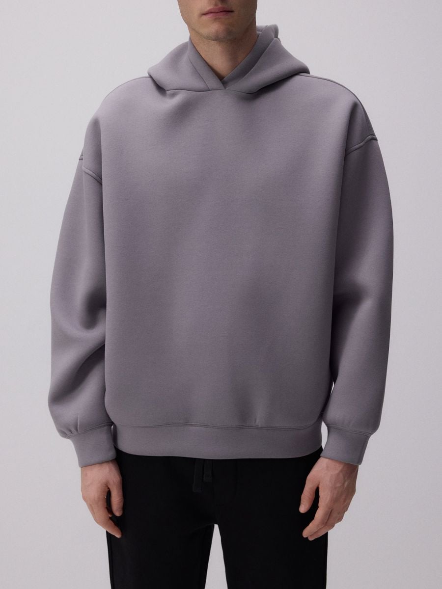 Plain hoodie - light grey - RESERVED - 6