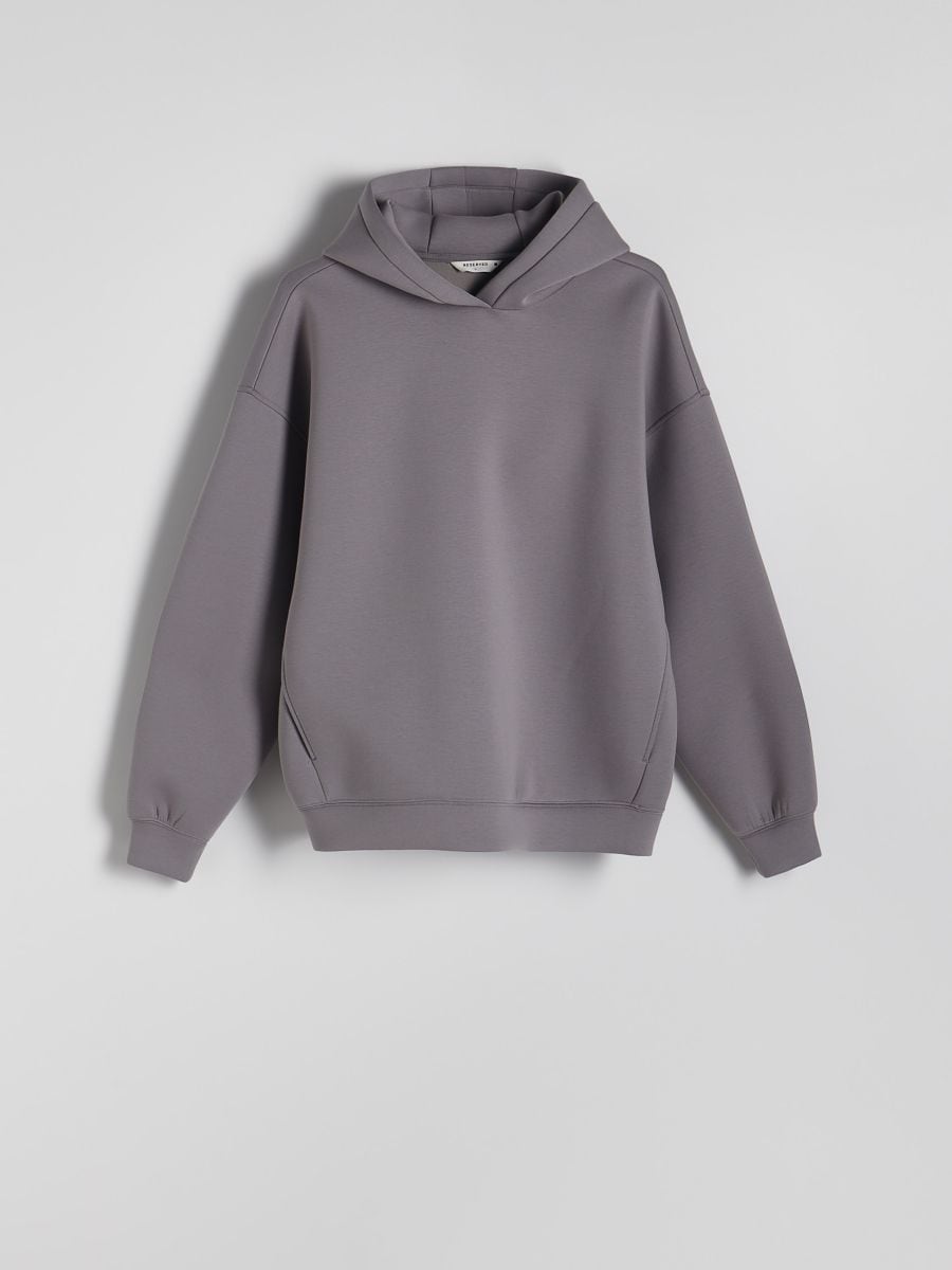 Plain hoodie - light grey - RESERVED