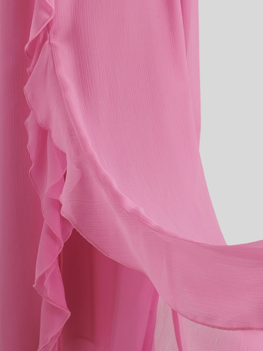 Dress with ruffle details Color pink - RESERVED - 650AA-30X
