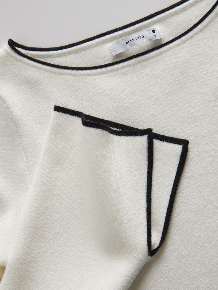Viscose blend jumper - cream - RESERVED - 4