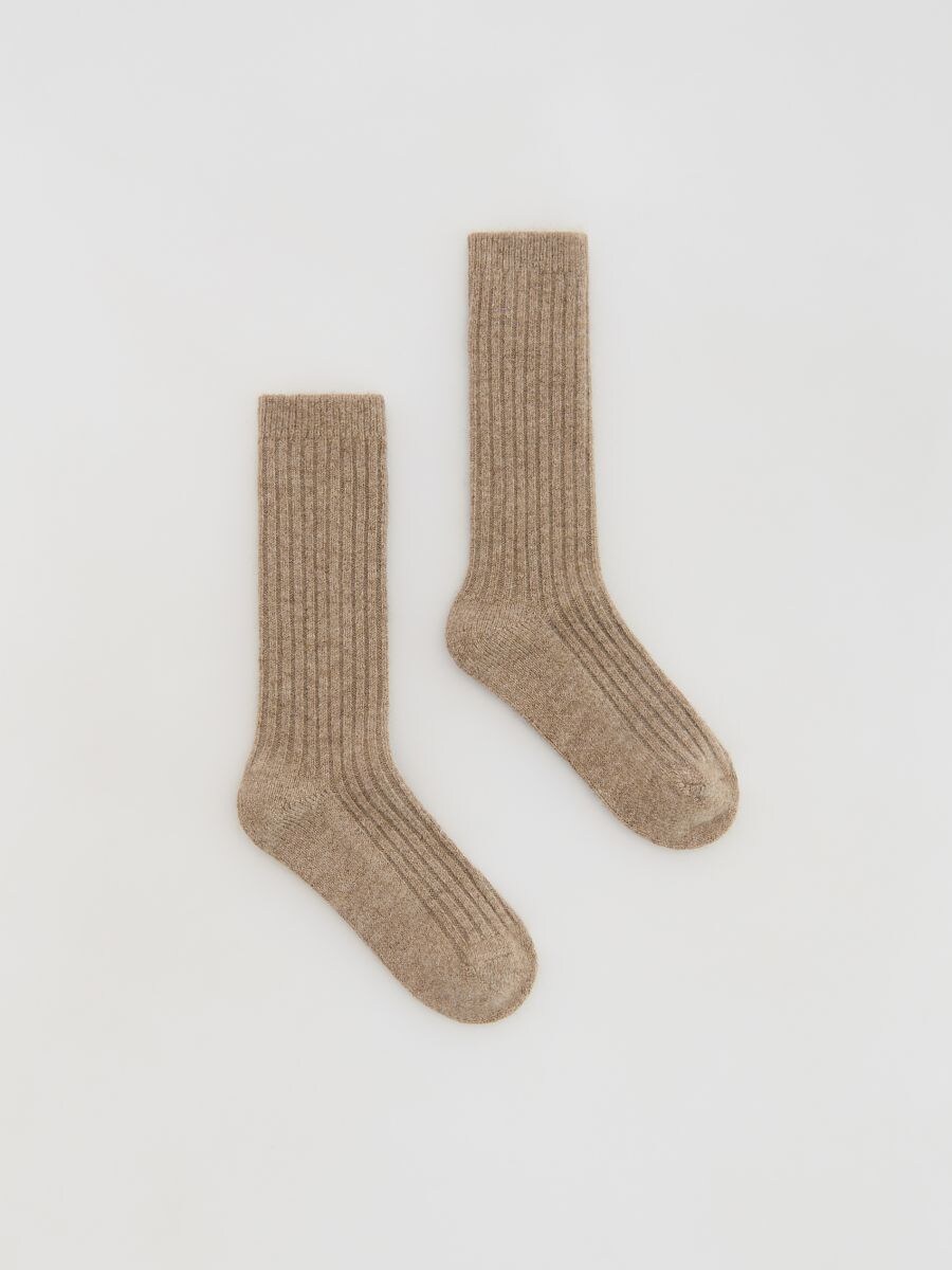 LADIES` SOCKS - beige - RESERVED