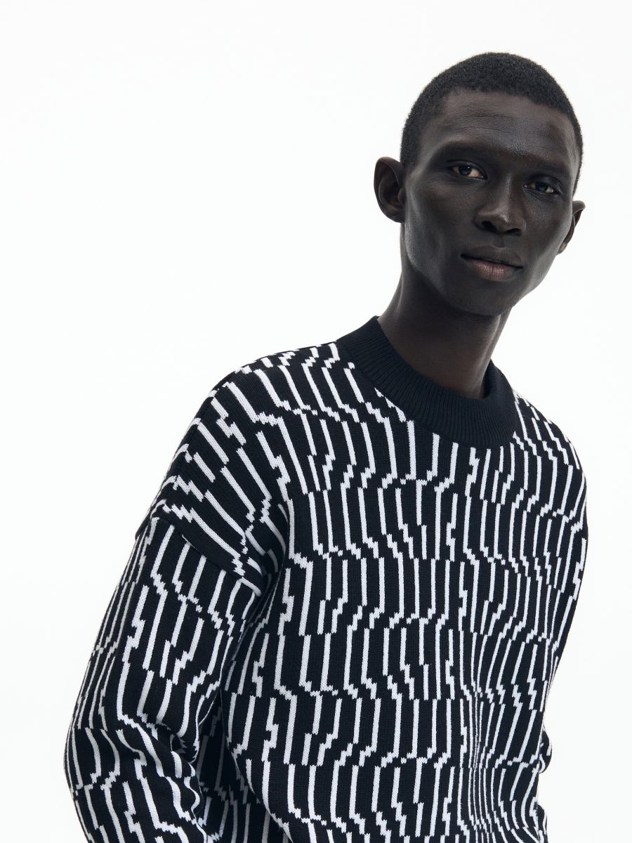 Patterned jumper - black - RESERVED - 6