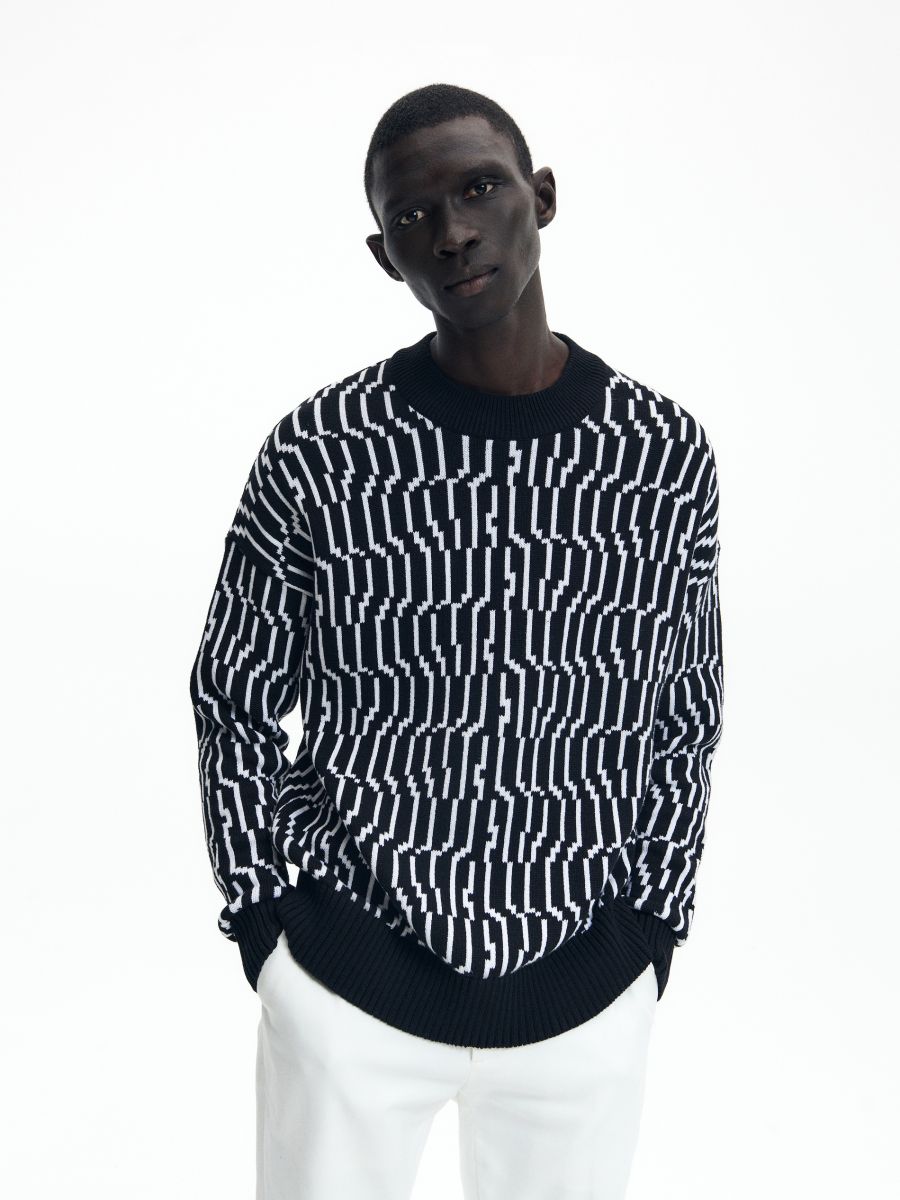 Patterned jumper - black - RESERVED - 2