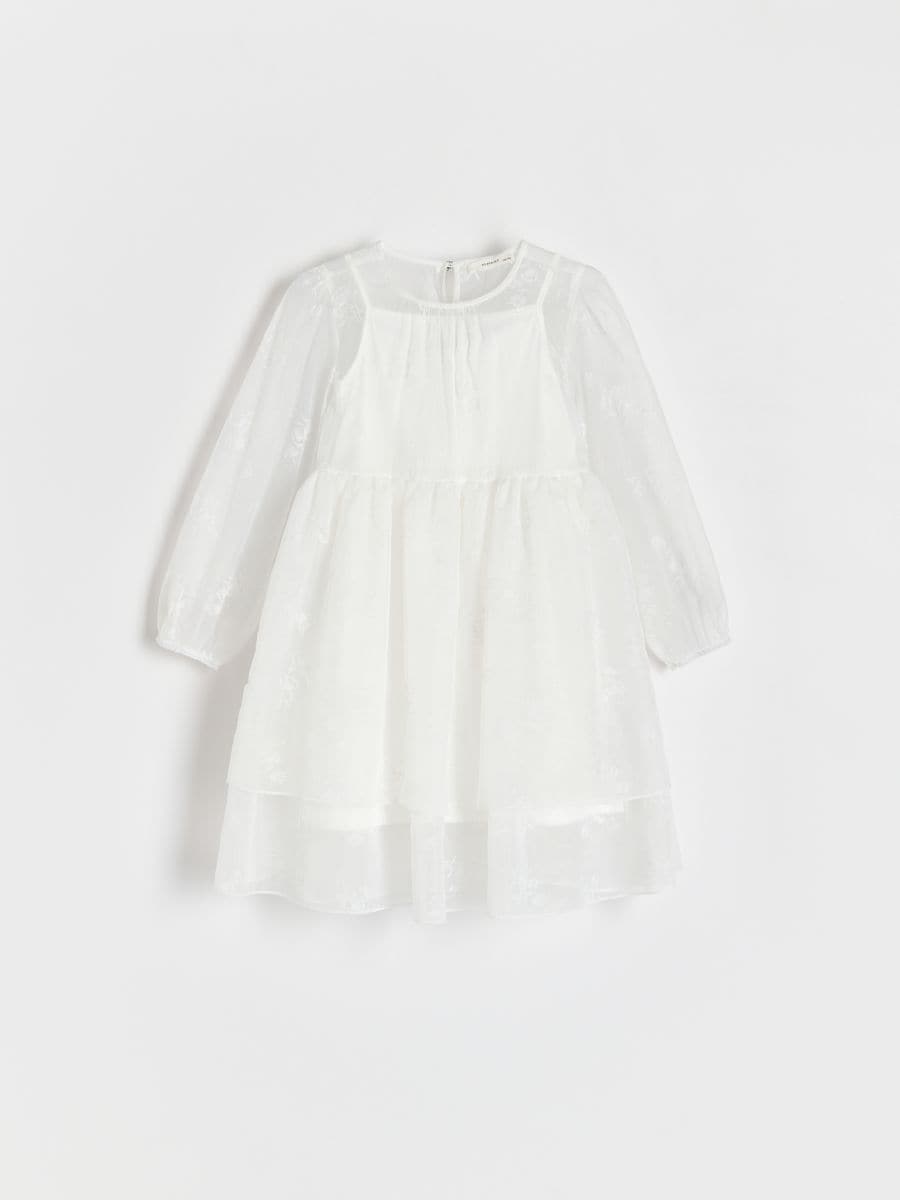 Two-layered dress - cream - RESERVED - 3