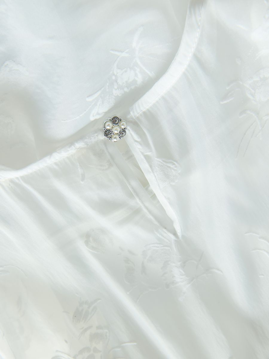 Two-layered dress - cream - RESERVED - 6