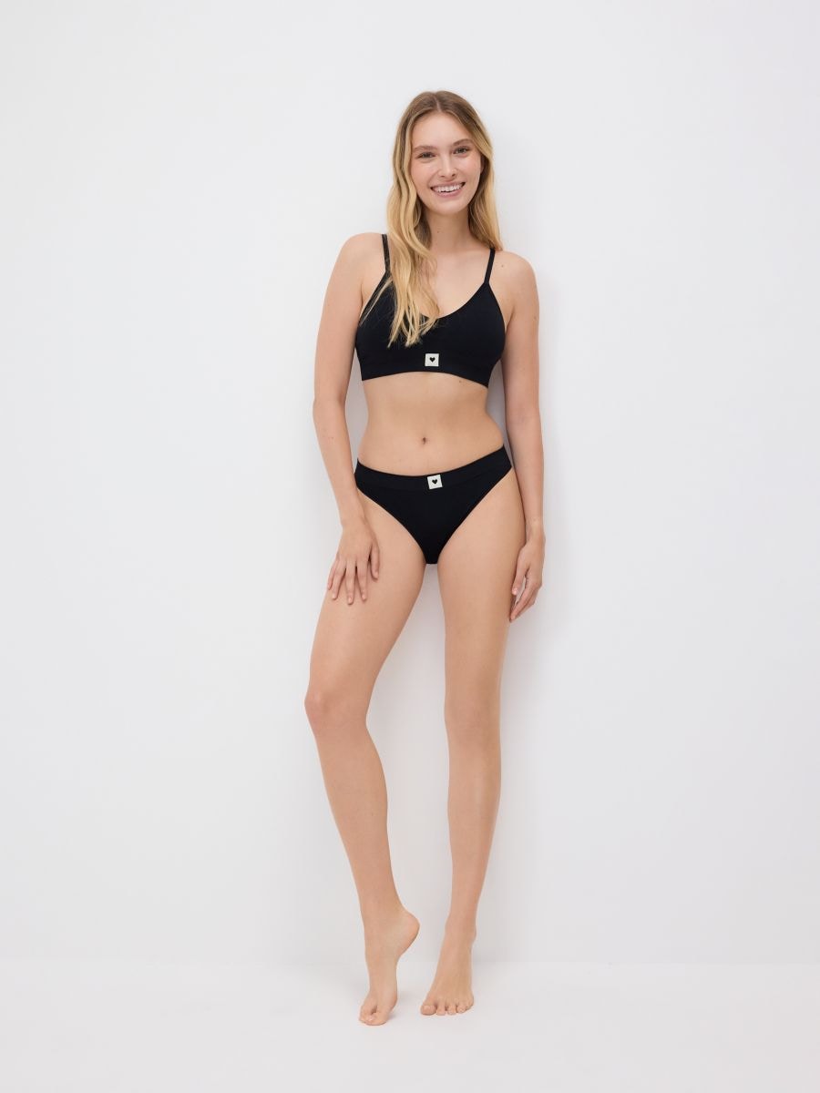 LADIES` BRIEFS - juoda - RESERVED