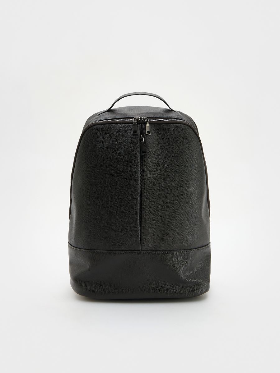 Backpack with handle - dark brown - RESERVED - 6