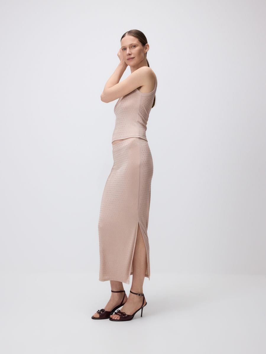 LADIES` SINGLET - pastel pink - RESERVED - 2