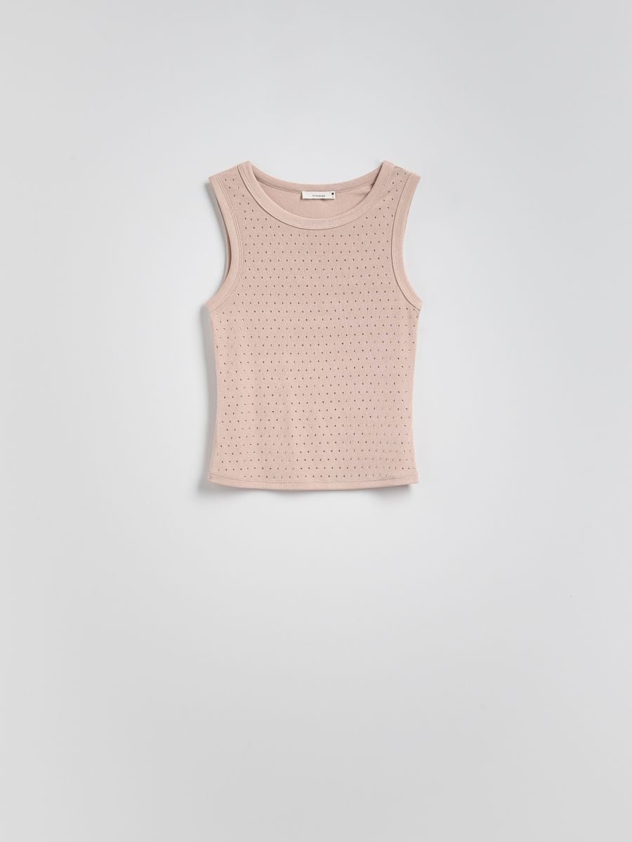 LADIES` SINGLET - pastel pink - RESERVED - 5