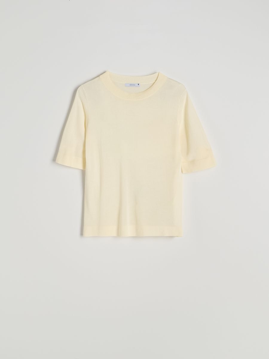 Blusa in misto seta - panna - RESERVED - 3