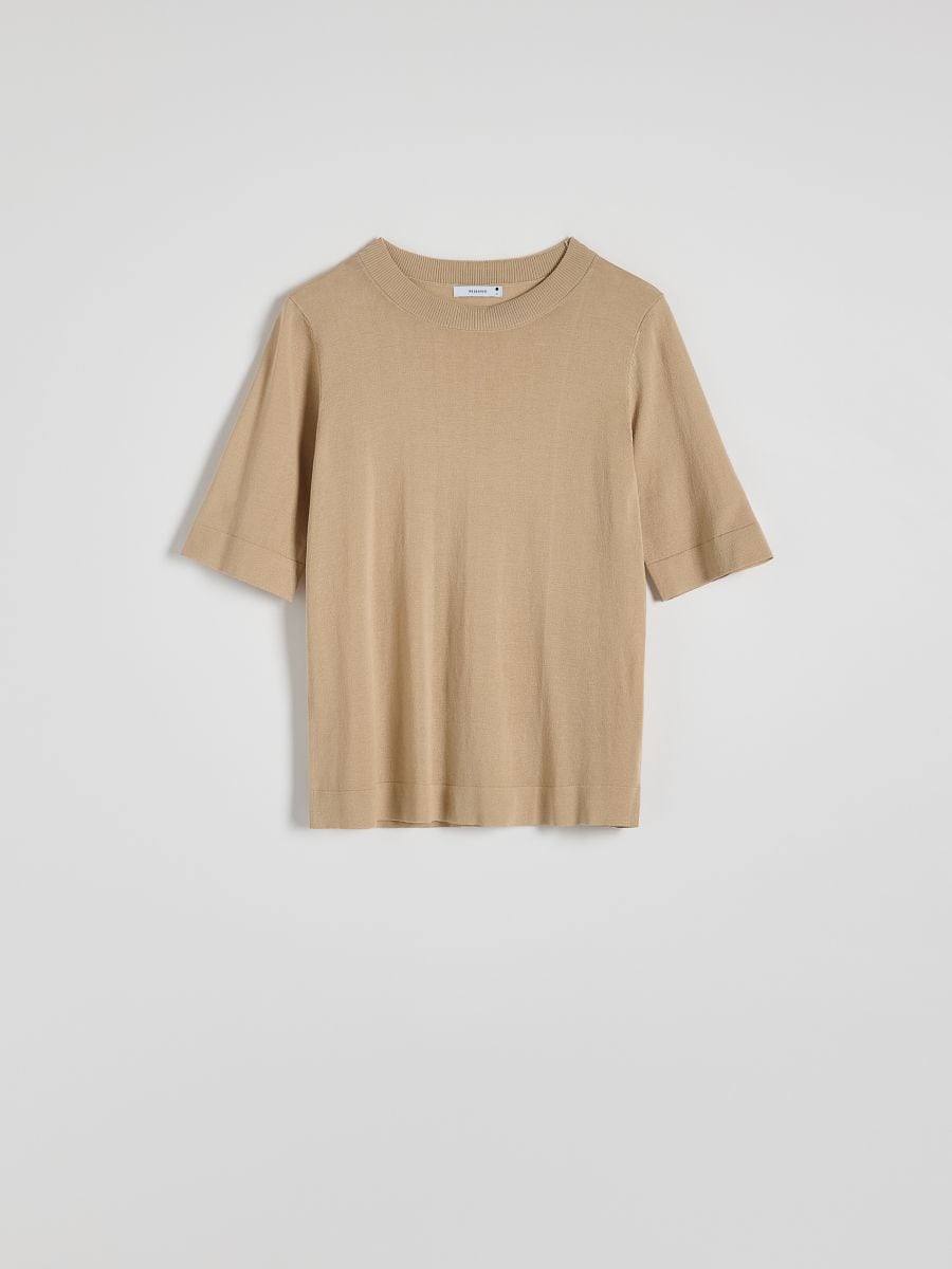 Silk blend blouse - beige - RESERVED - 3