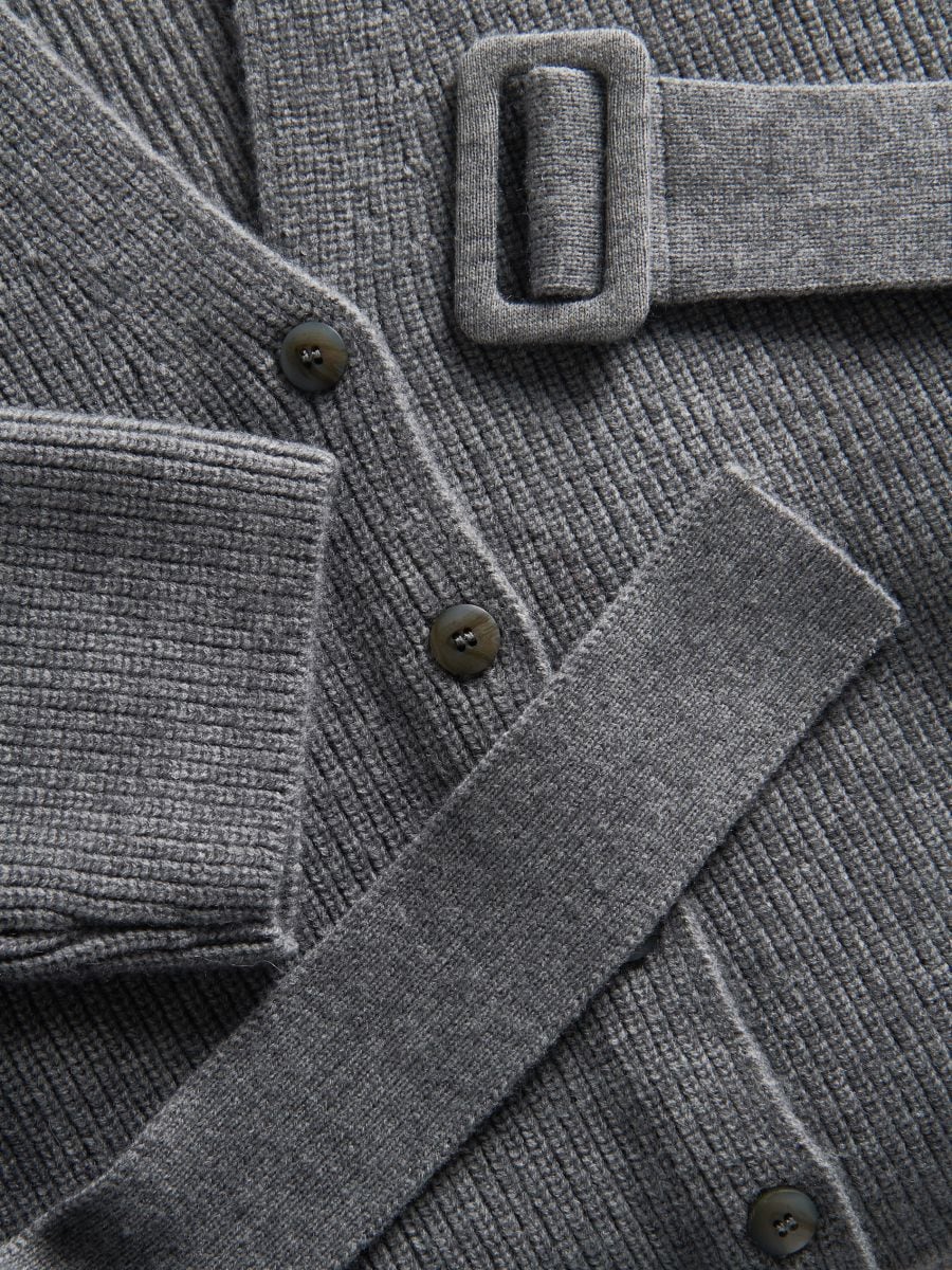 Jumper with cat - mid grey - RESERVED - 6