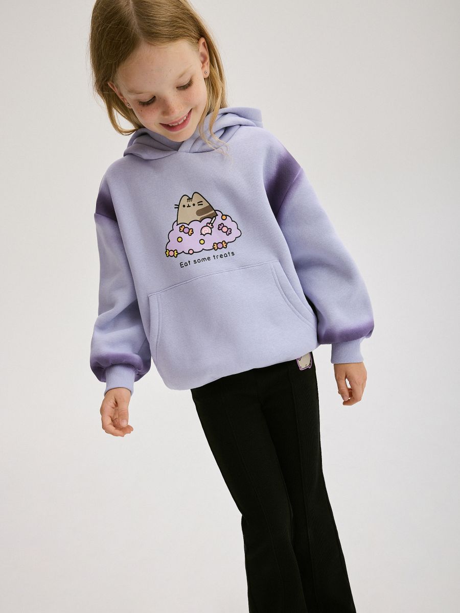 Pusheen hoodie - lavender - RESERVED - 7