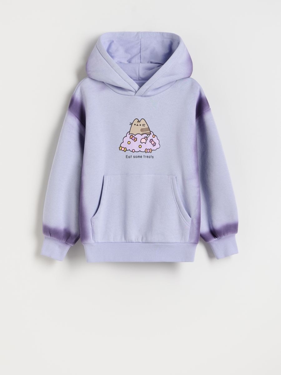 Pusheen hoodie - lavender - RESERVED - 2