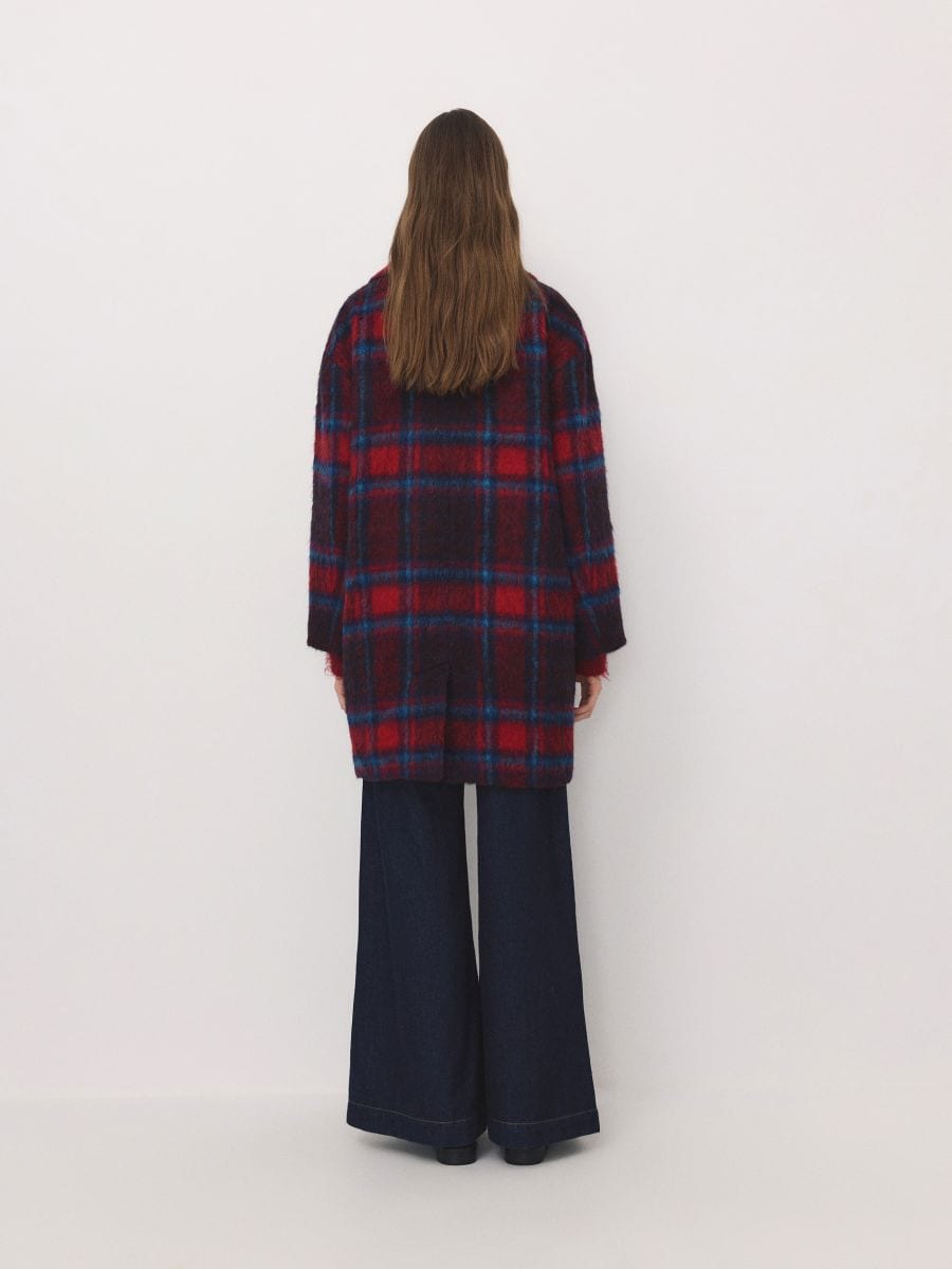 Alpaca wool blend coat - multicolor - RESERVED - 5