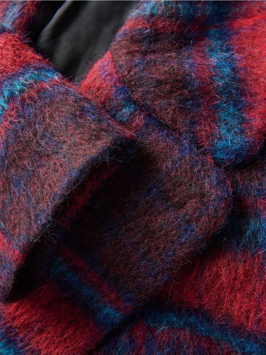 Alpaca wool blend coat - multicolor - RESERVED - 4