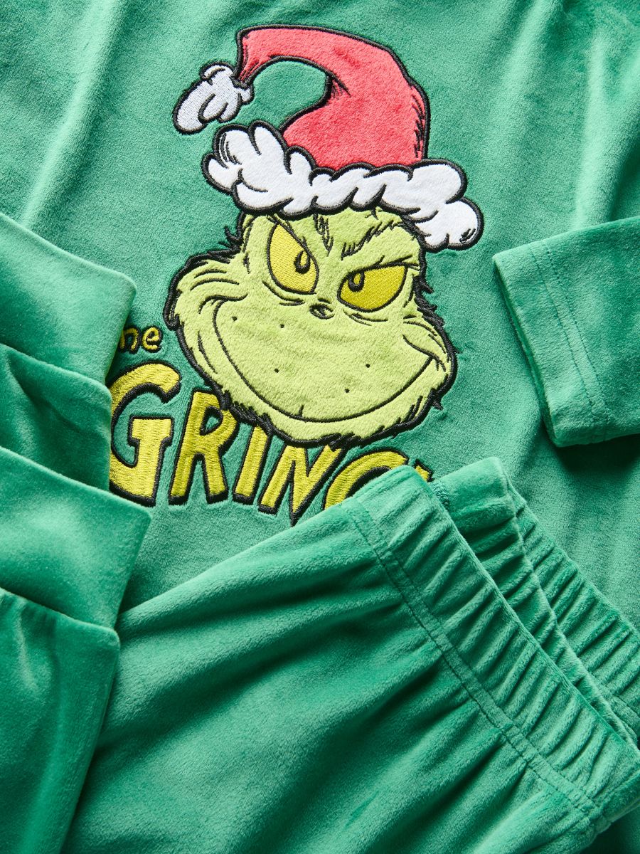 Pyjama GRINCH Farbe dunkelgrun RESERVED 658CA 79X