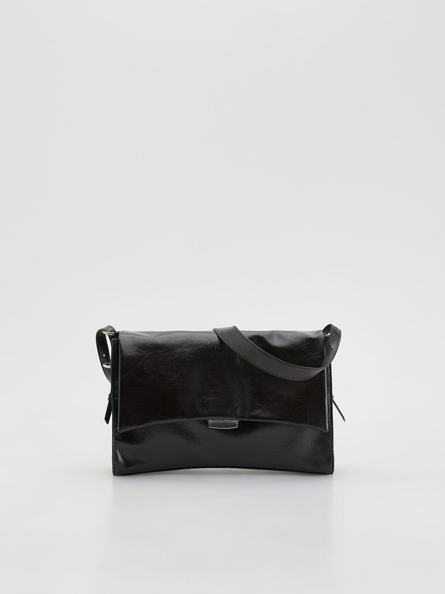 Shoulder bag - dark brown - RESERVED